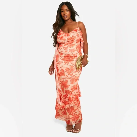 chinese dress ladies PRETTYGARDEN Womes Boho Maxi Dresses 2026 Summer Spring V Neck Puff Sleeve  Empire Waist A Line Flowy Long Beach Floral Dress (Blue Multicolored  Leaves,S) at Amazon Women's Clothing store